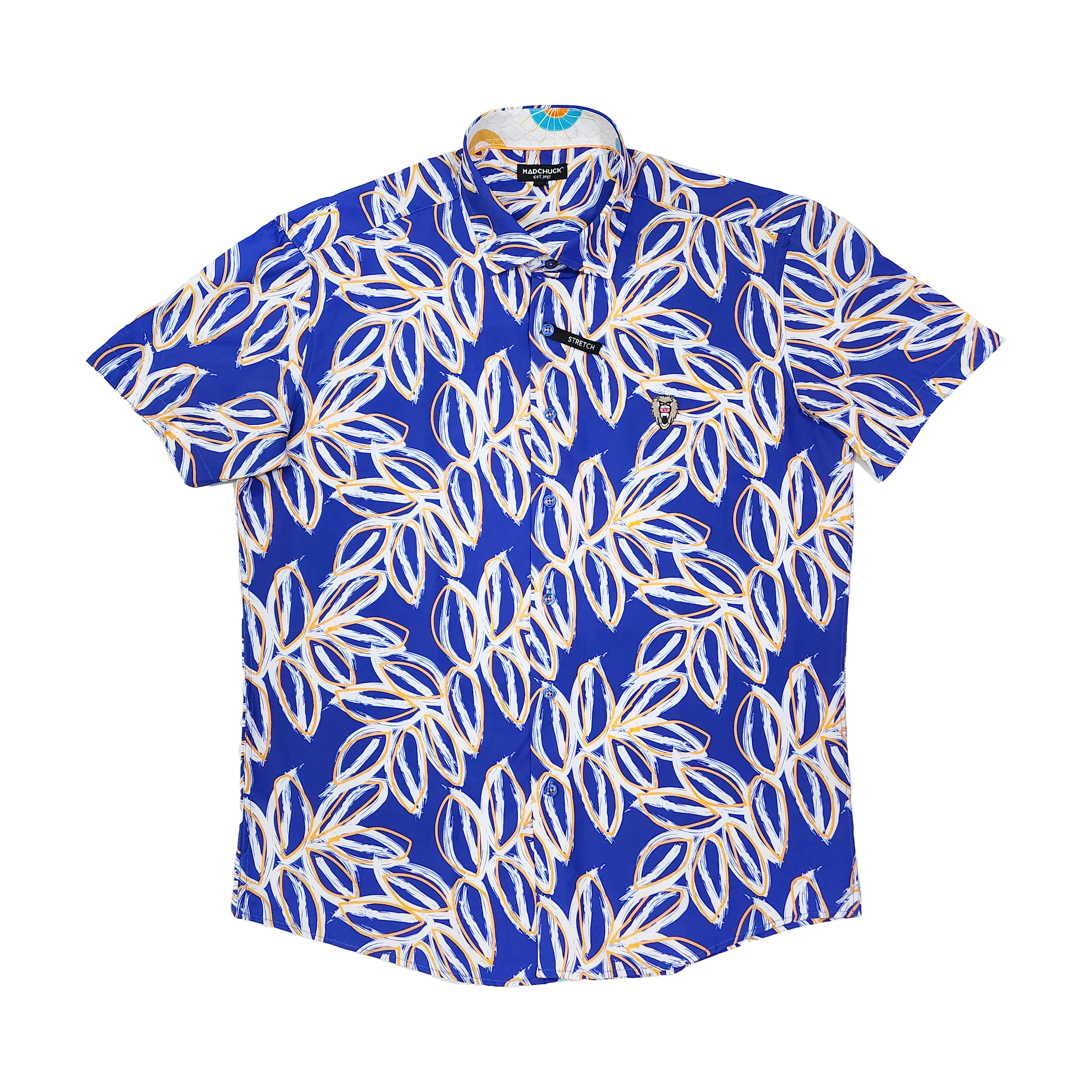 LEAFS PRINT WOVEN