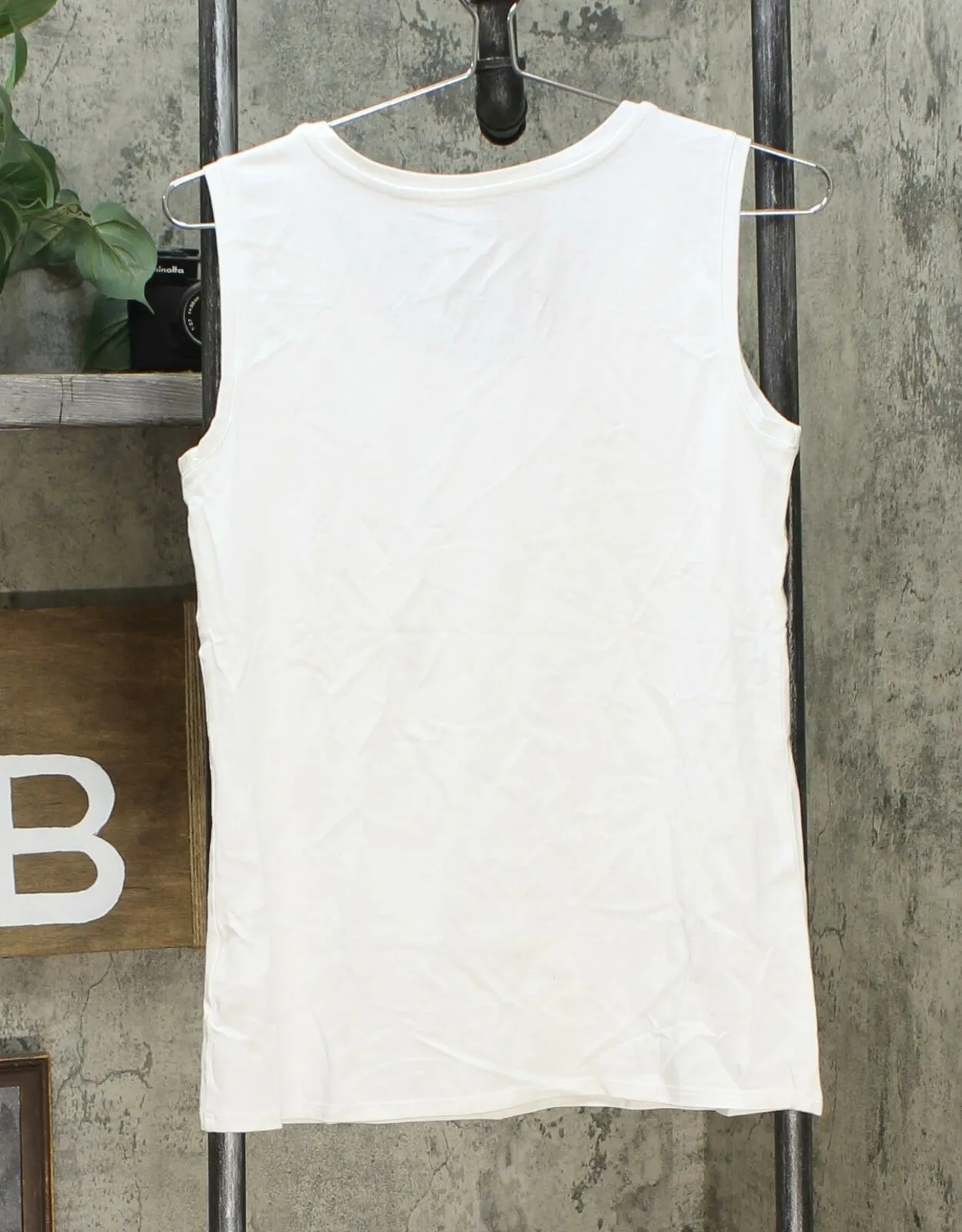 Lemon Way 2 Pack Women's Cotton Blend Tank Top Set Coral White Medium