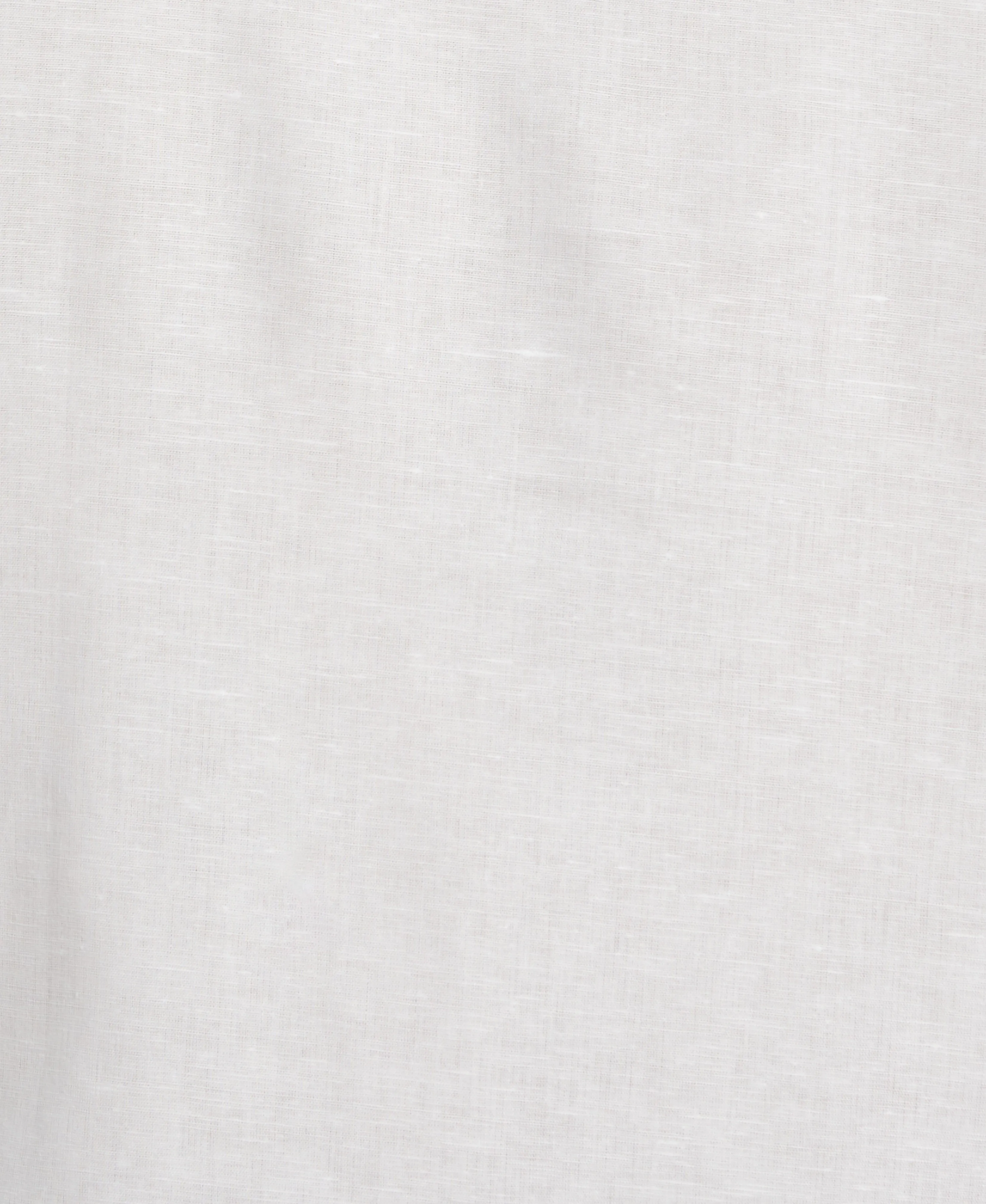 Linen Blend Reverse Asymmetric Placement Print Shirt