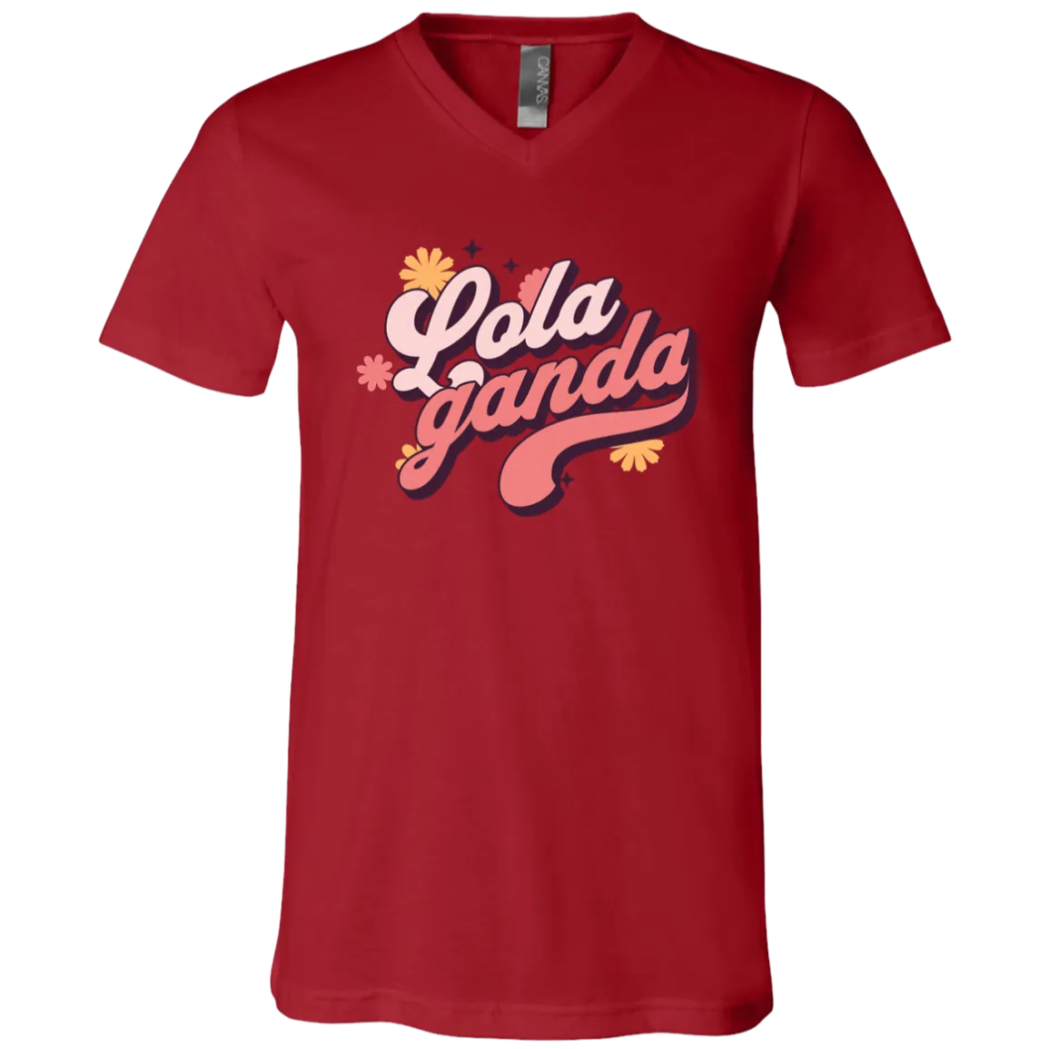 Lola Ganda Unisex Jersey V-Neck T-Shirt