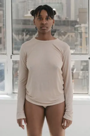 Long Sleeve Bamboo Tee, Haptic