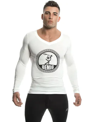 Long Sleeve Shirt (White) - Bamboo/Elastin