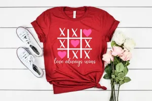 Love Always Wins Valentines Shirt | Unisex Shirt