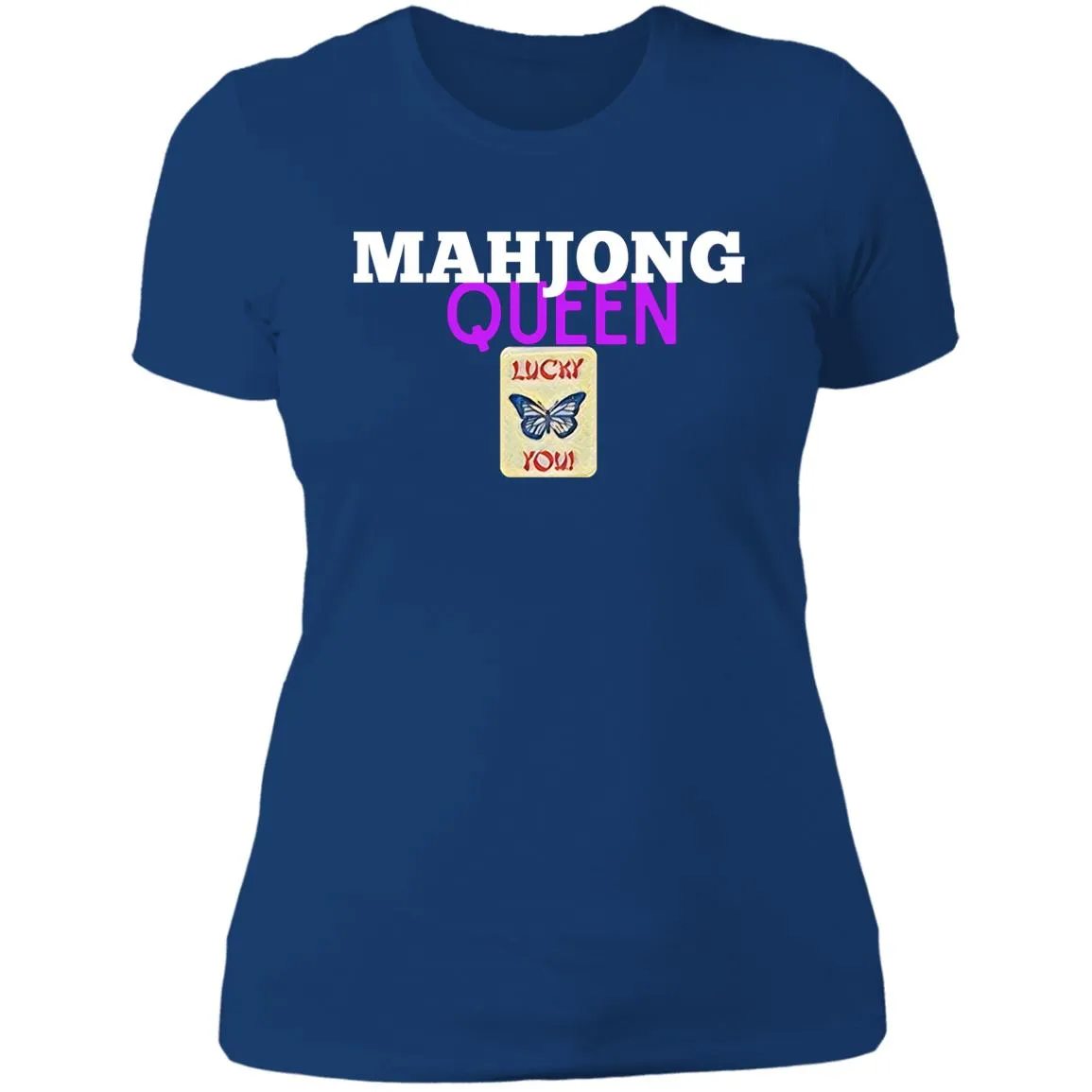 MahJong Queen  Ladies T-Shirt