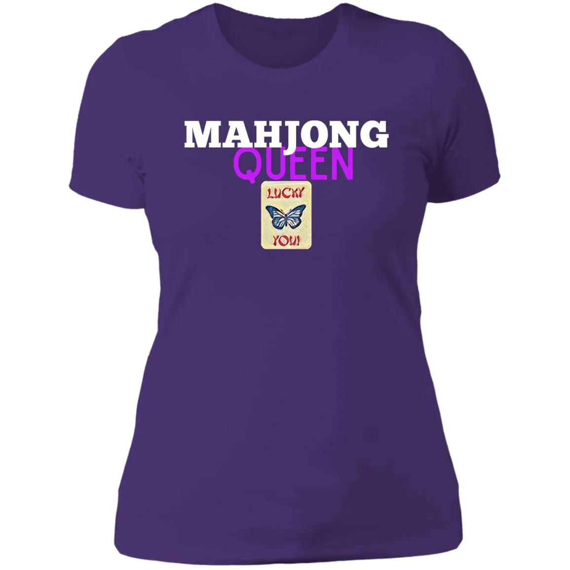 MahJong Queen  Ladies T-Shirt