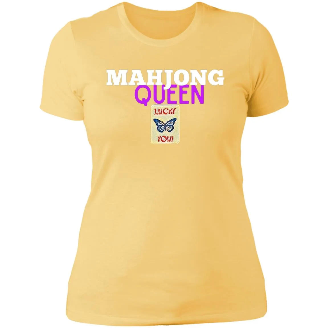 MahJong Queen  Ladies T-Shirt