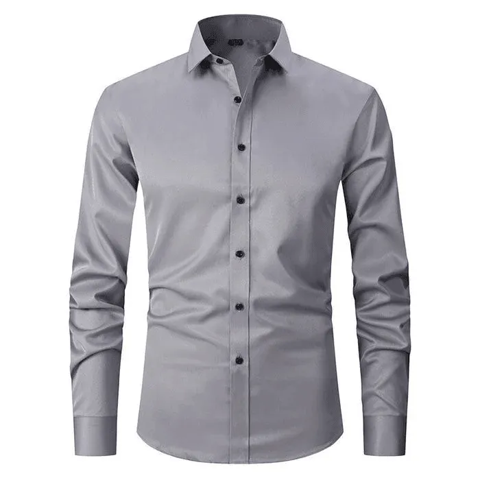 Marcello™ | Muscle Fit Elastic Anti-Wrinkle Shirt