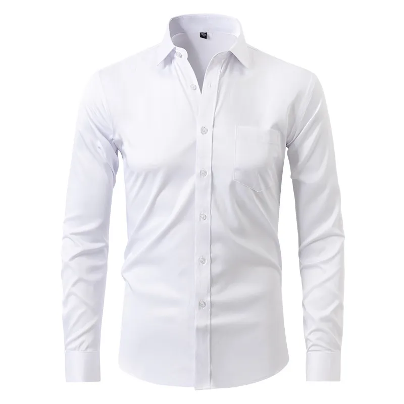 Marcello™ | Muscle Fit Elastic Anti-Wrinkle Shirt