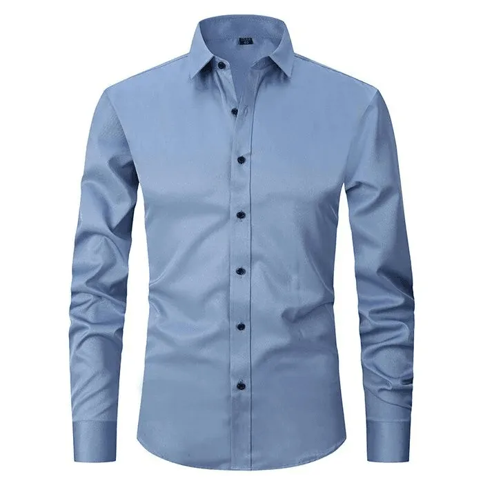 Marcello™ | Muscle Fit Elastic Anti-Wrinkle Shirt