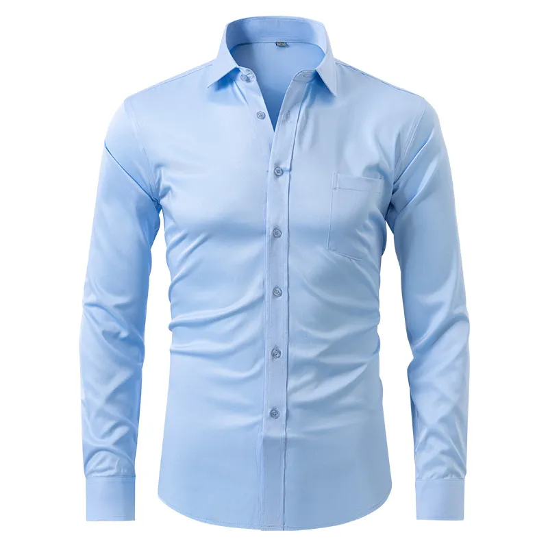 Marcello™ | Muscle Fit Elastic Anti-Wrinkle Shirt