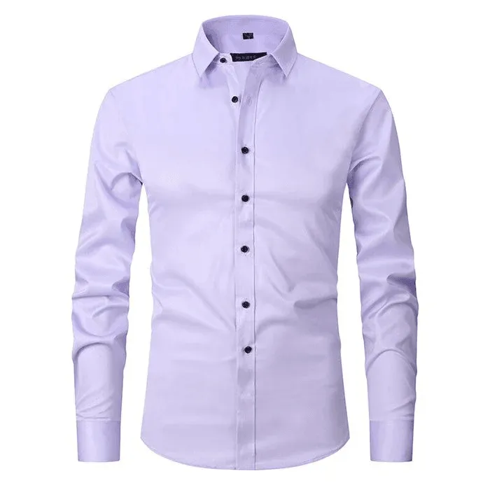 Marcello™ | Muscle Fit Elastic Anti-Wrinkle Shirt