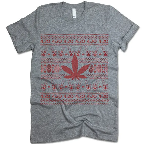 Marijuana Christmas T Shirt