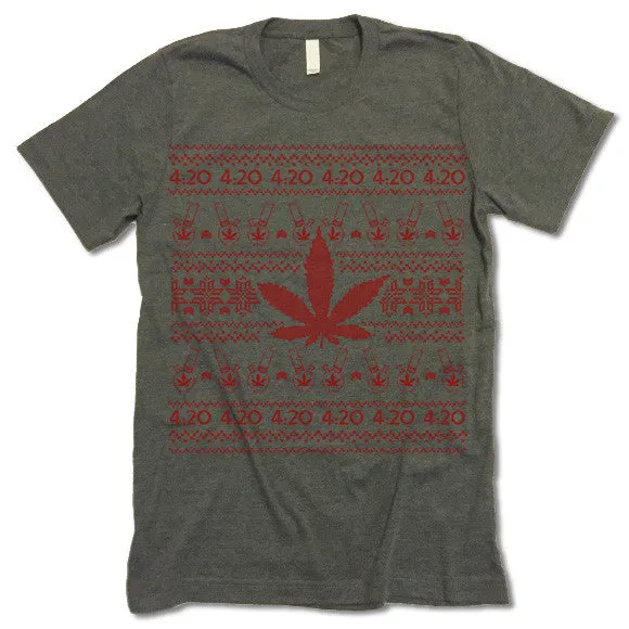 Marijuana Christmas T Shirt