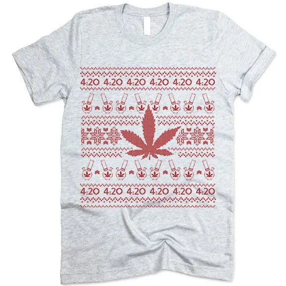 Marijuana Christmas T Shirt