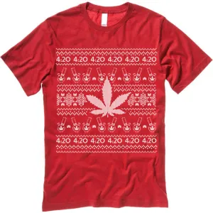 Marijuana Christmas T Shirt
