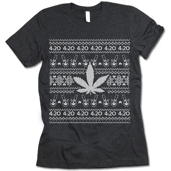 Marijuana Christmas T Shirt
