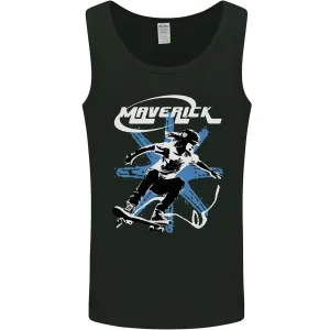 Maverick Skateboarder Skateboard Mens Vest Tank Top