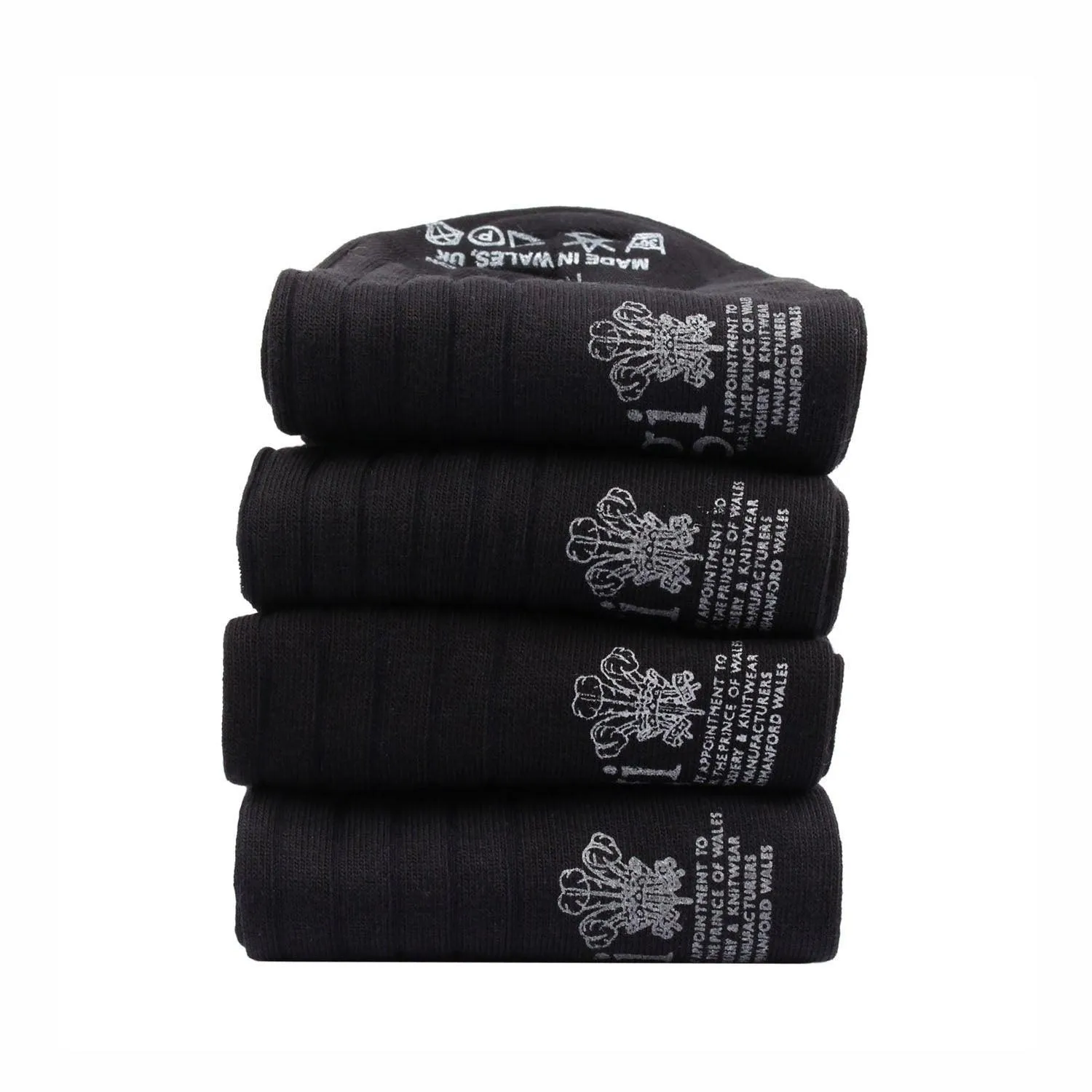 Men's 4-Pair Tenby Merino Wool Socks