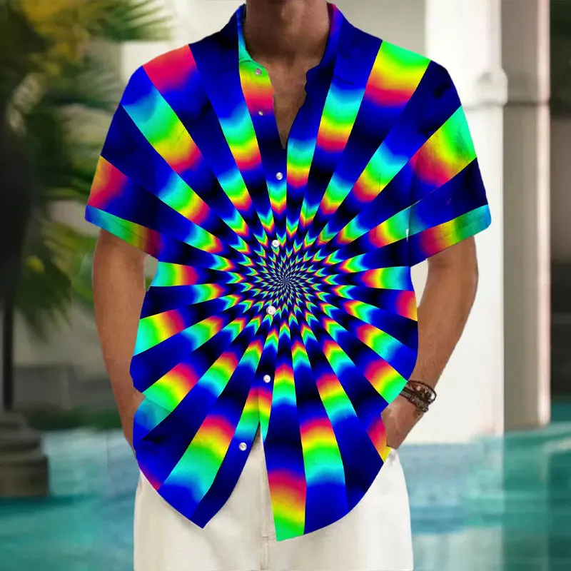 Men's Abstract Short Sleeve Shirts