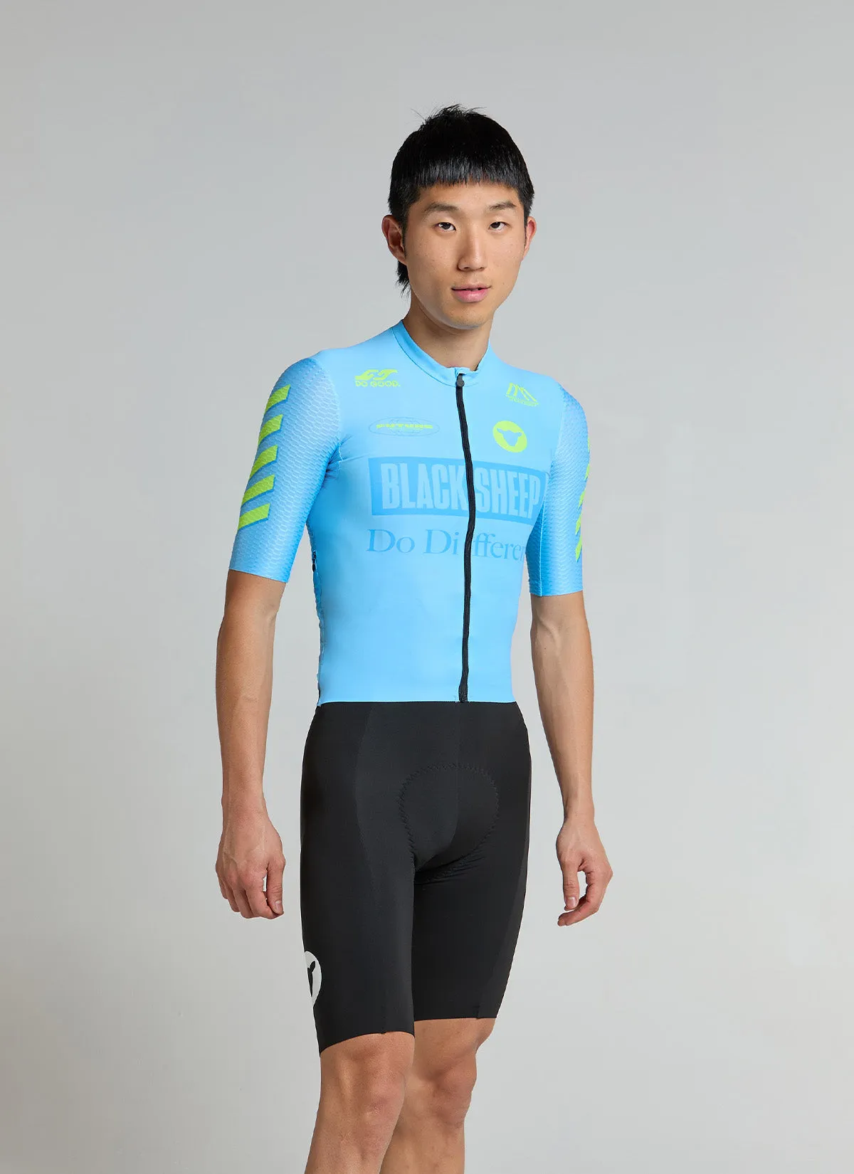 Men's Aero SS Jersey - Future Faded Blue