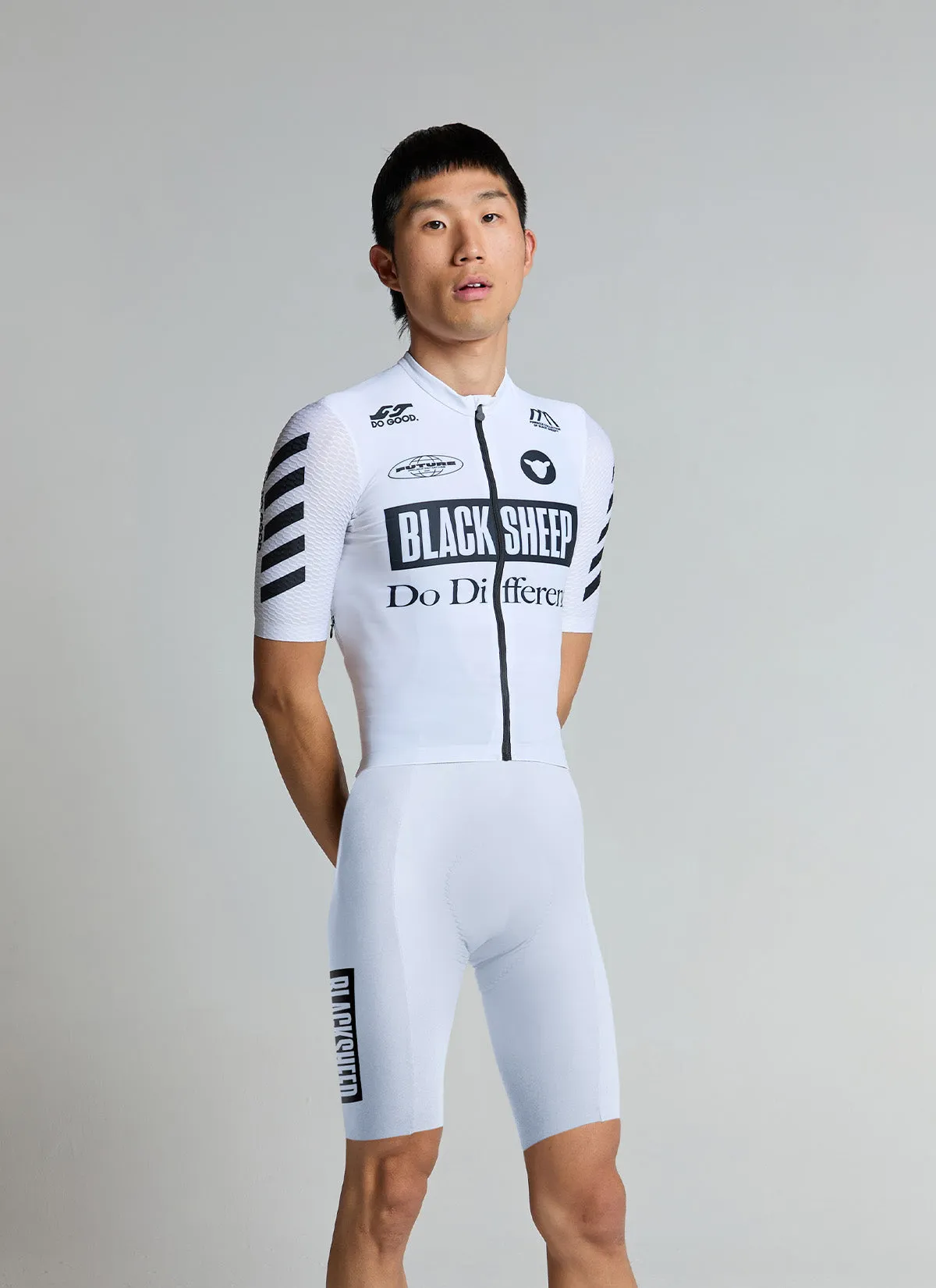 Men's Aero SS Jersey - Future Mono White