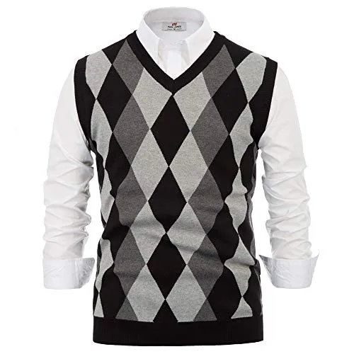 Mens Argyle Sweater Vest