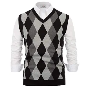 Mens Argyle Sweater Vest