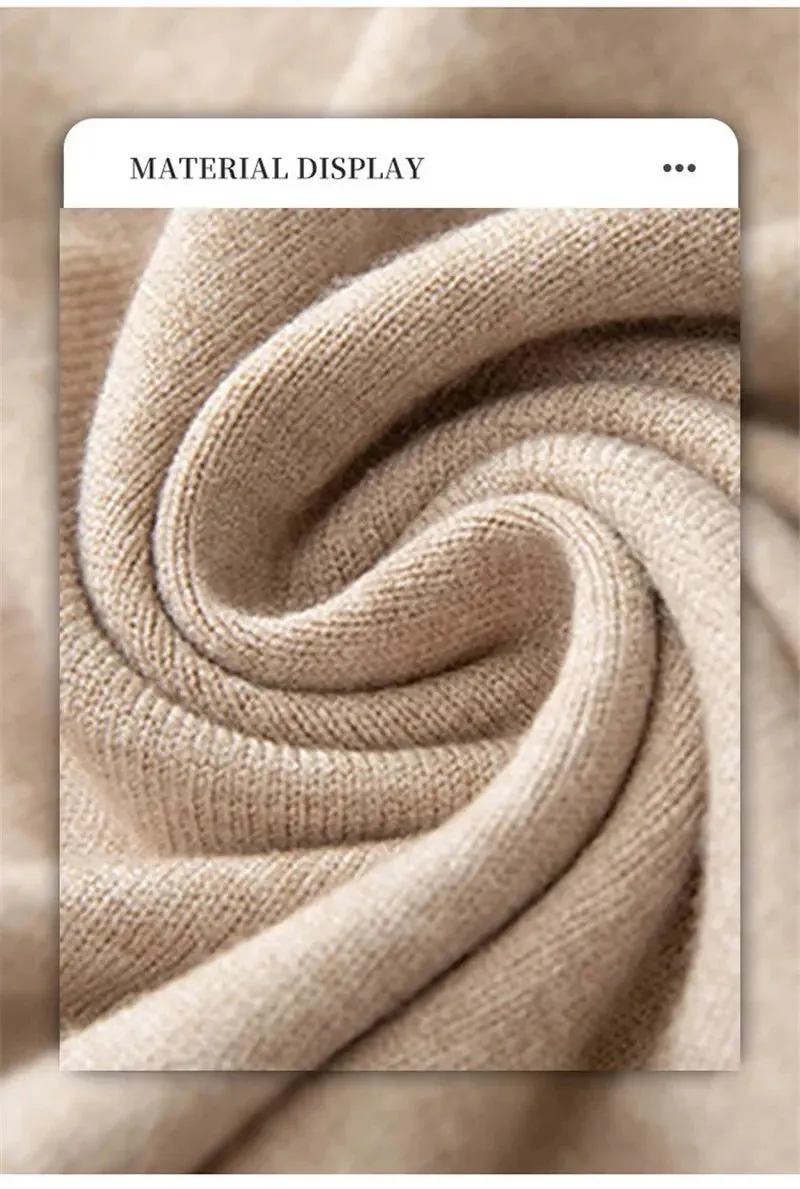 Men’s Cashmere Knitted Sweater Vest | V-Neck Solid Color Pullover | Classic Spring & Autumn Layering Top