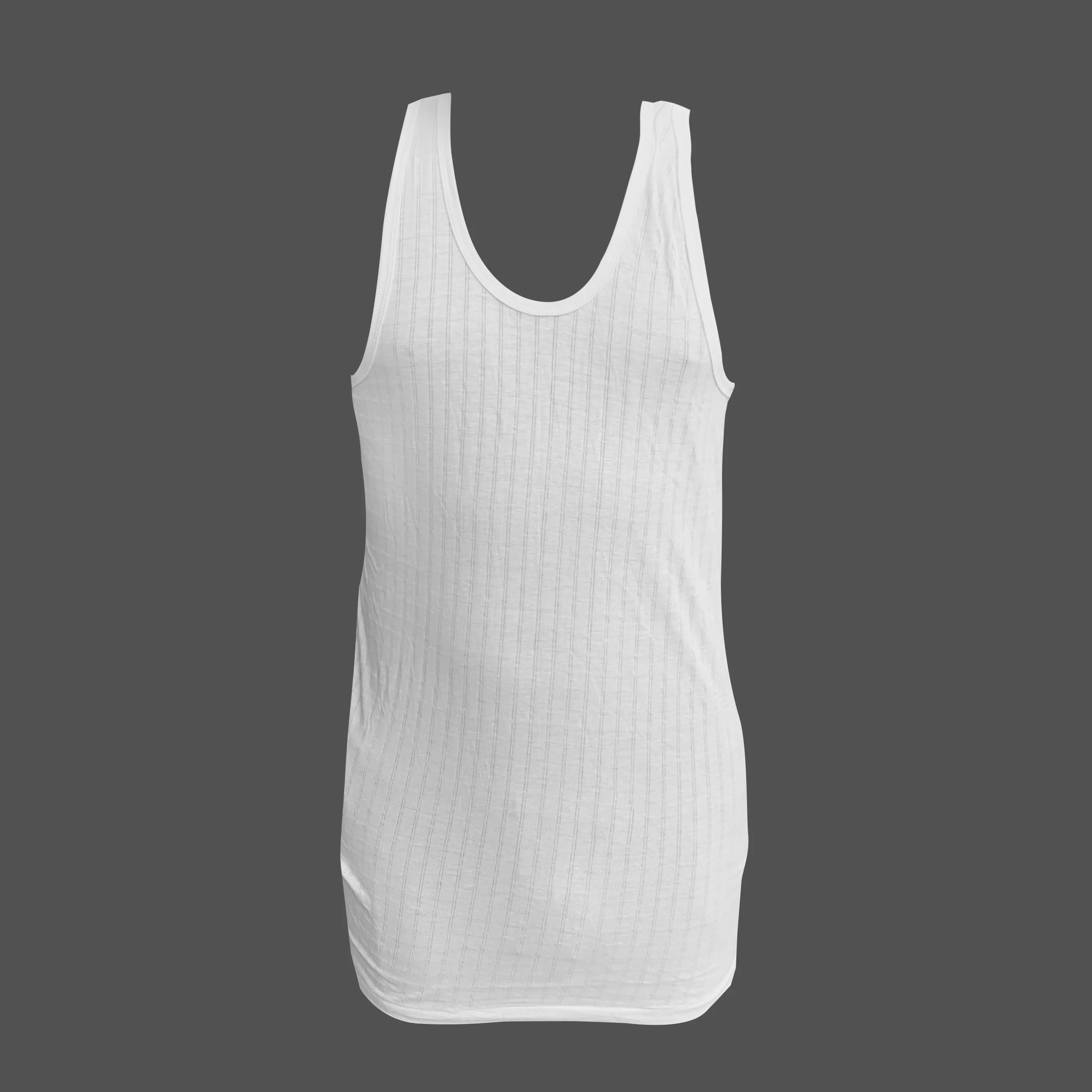 Men's check vest sleeveless