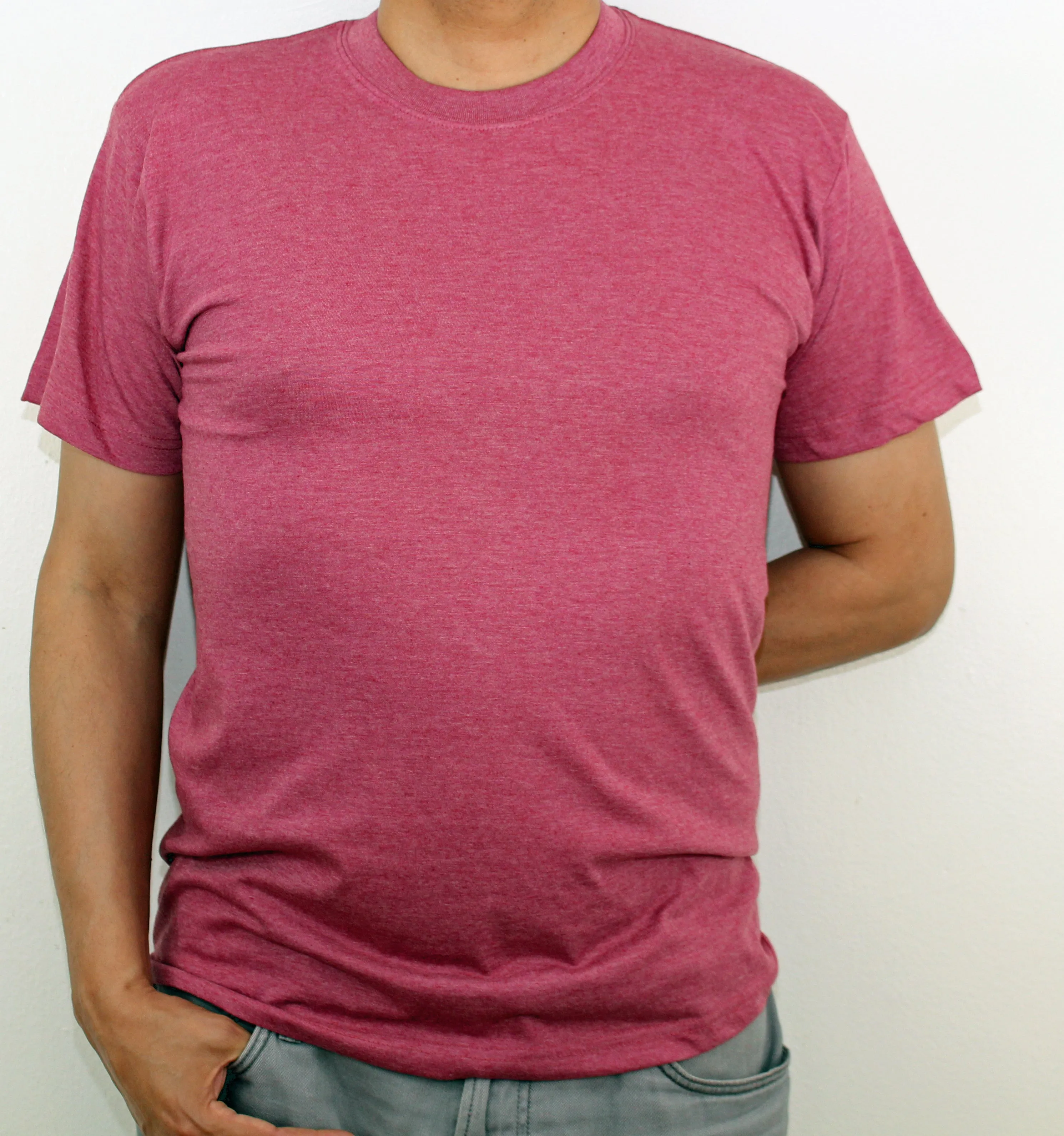 Men's Crew Neck/Round Neck PlainT-Shirt