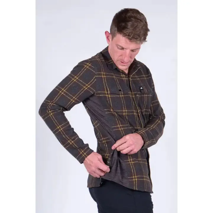 Men's Deadline Tek Flannel, Breckenridge Coal