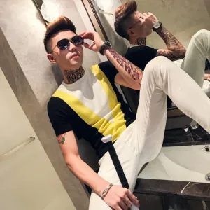 Men's Fashion Streetwear T-Shirt Up To 3XL