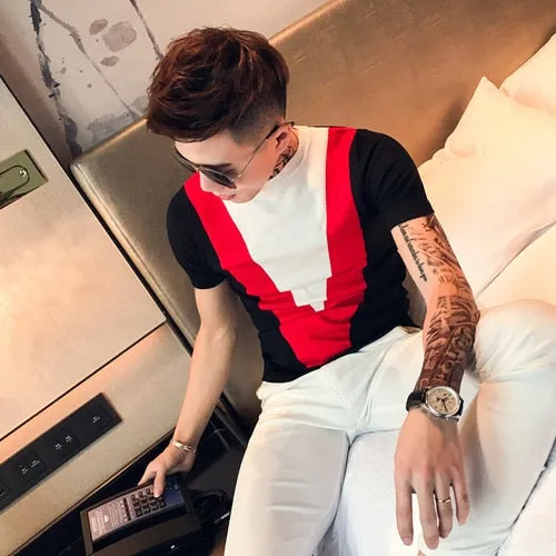 Men's Fashion Streetwear T-Shirt Up To 3XL
