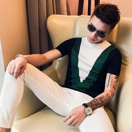 Men's Fashion Streetwear T-Shirt Up To 3XL
