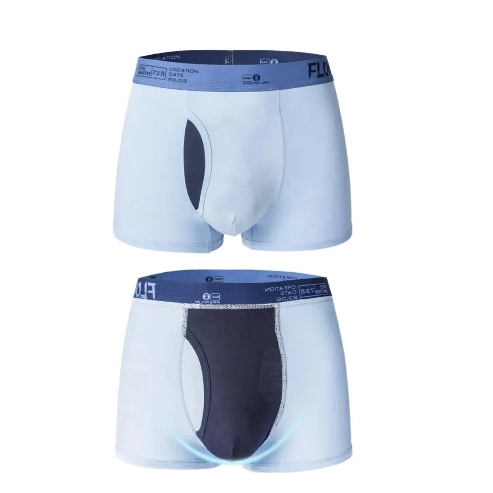 Men's Modal Trunks with Fly (4 pack) - JEWYEE KP8101