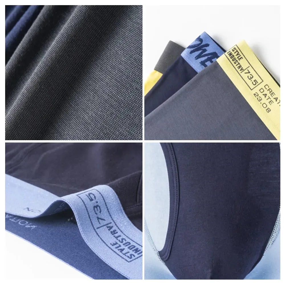 Men's Modal Trunks with Fly (4 pack) - JEWYEE KP8101