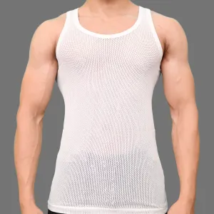 Men's net vest sleeveless