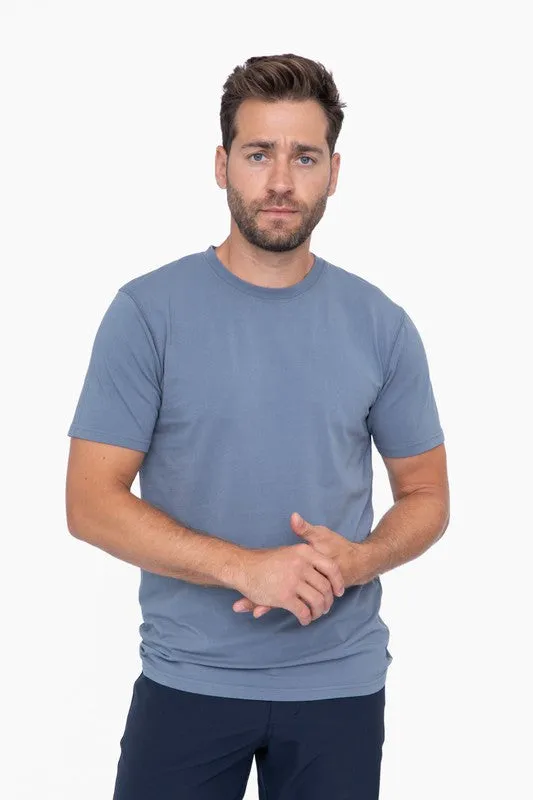 Men's Pima Cotton Blend Short Sleeve Tee