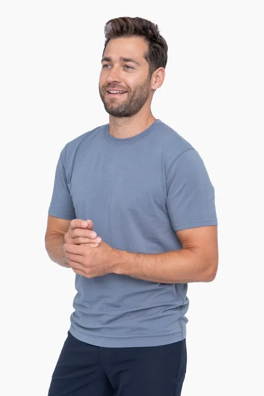 Men's Pima Cotton Blend Short Sleeve Tee