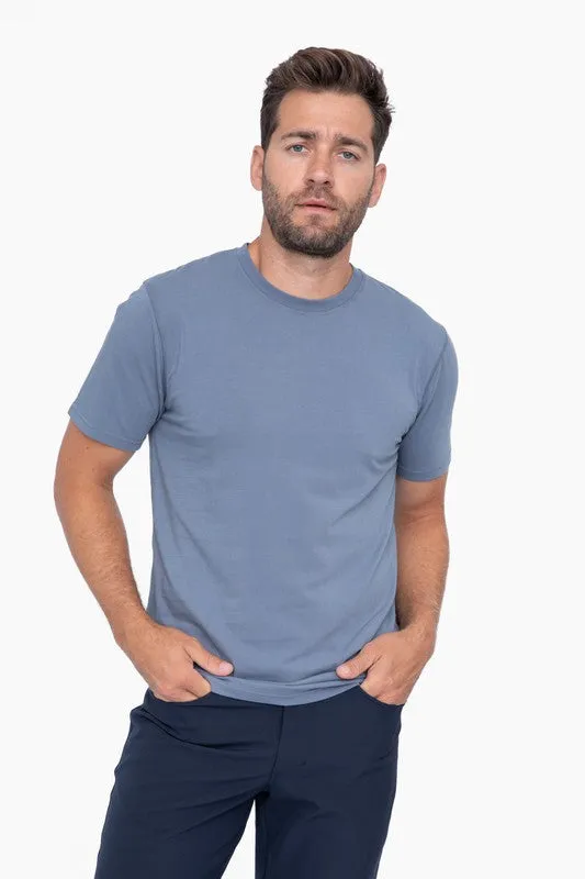 Men's Pima Cotton Blend Short Sleeve Tee