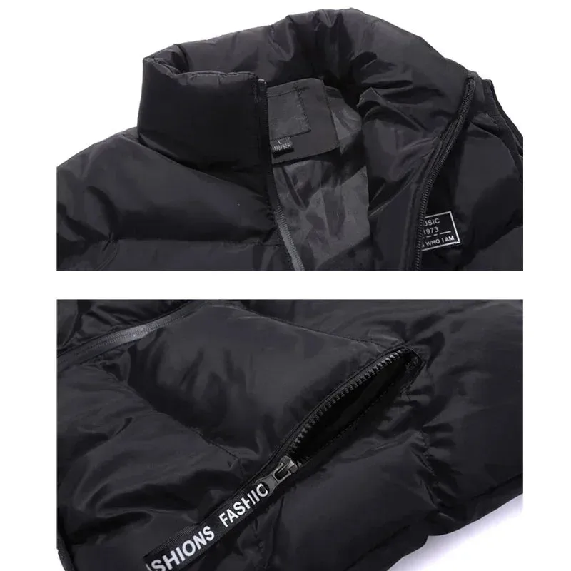 Men’s Plus Size Cotton Thicken Winter Vest – 7XL 8XL Warm Sleeveless Jacket for Men