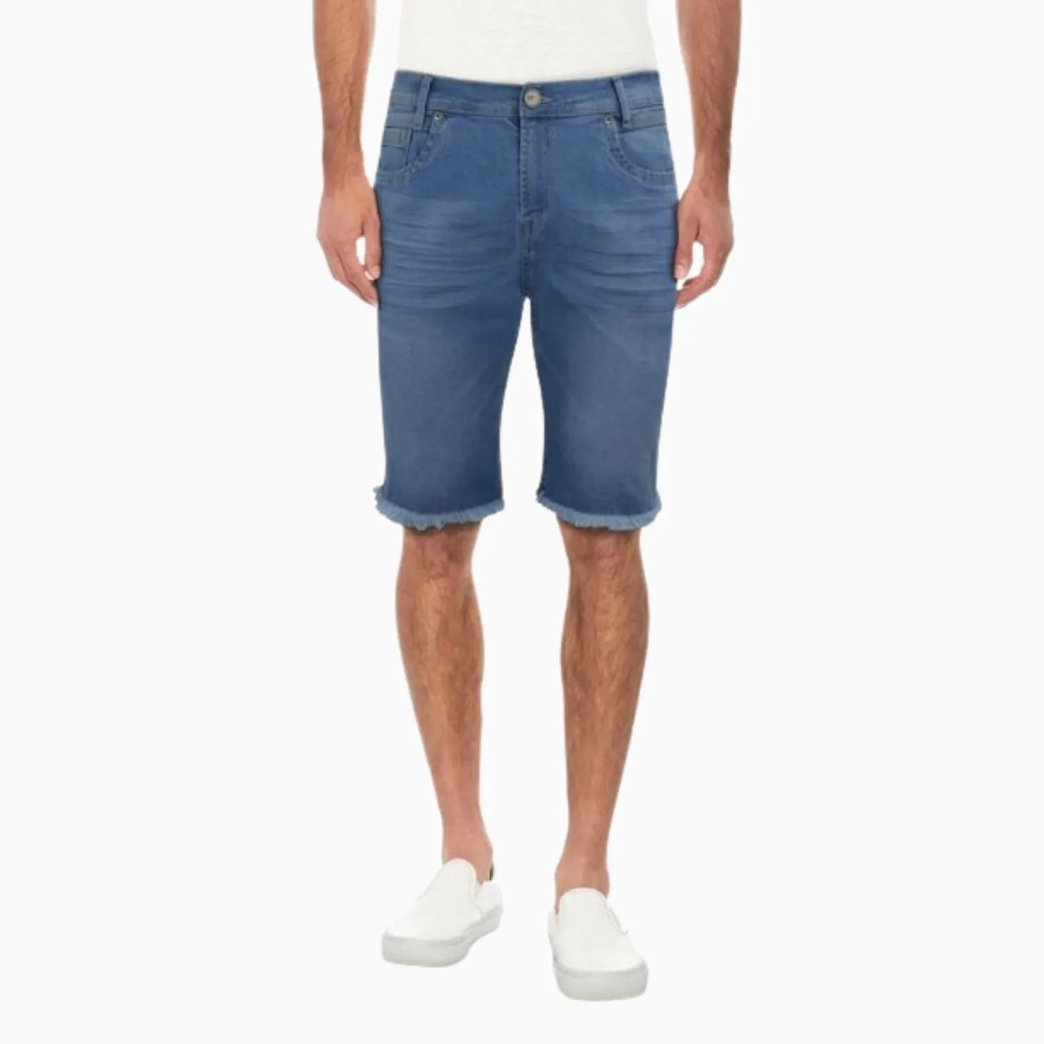 Men's Slim Fit Stretch Denim Shorts