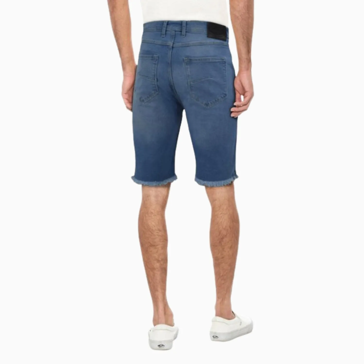 Men's Slim Fit Stretch Denim Shorts