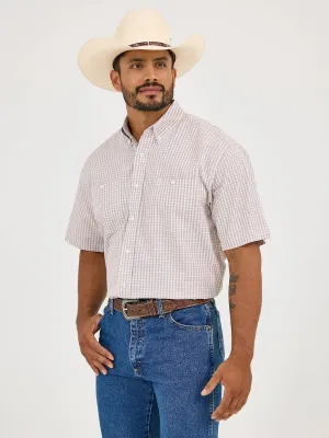 Men's Wrangler® George Strait™ Short Sleeve Two Pocket Button Down Shirt - 112365414