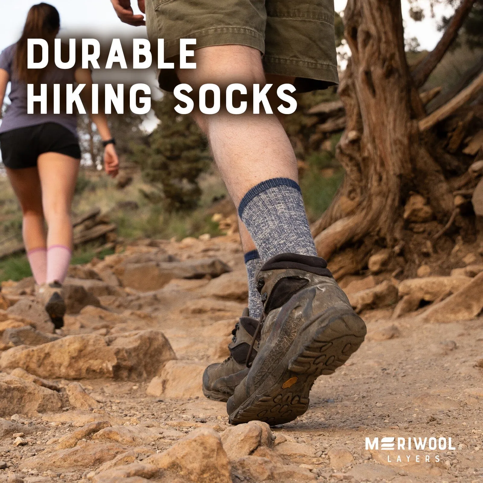 Merino Lightweight Crew Socks - 3PK