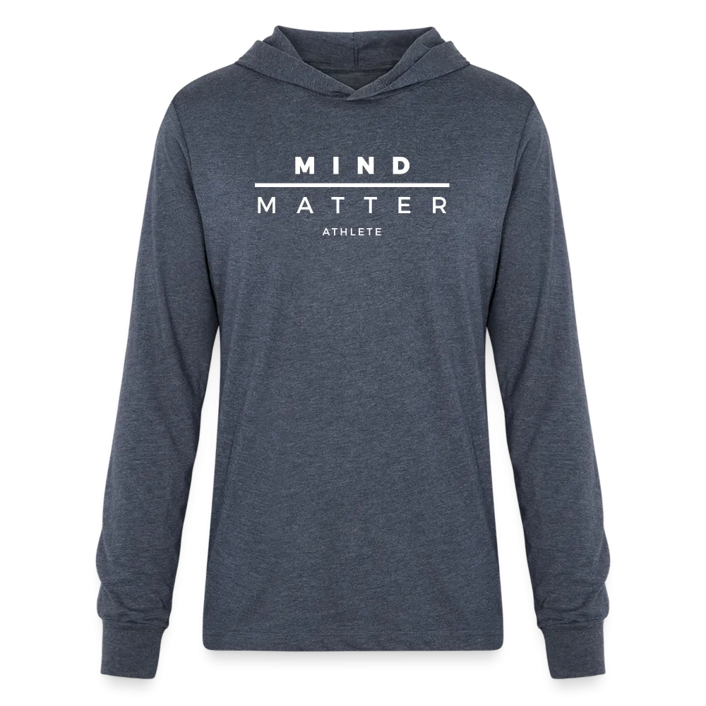 MM Athlete White- Unisex Long Sleeve Hoodie Shirt