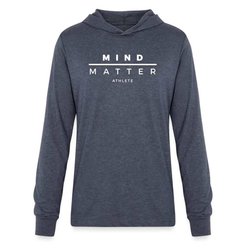MM Athlete White- Unisex Long Sleeve Hoodie Shirt