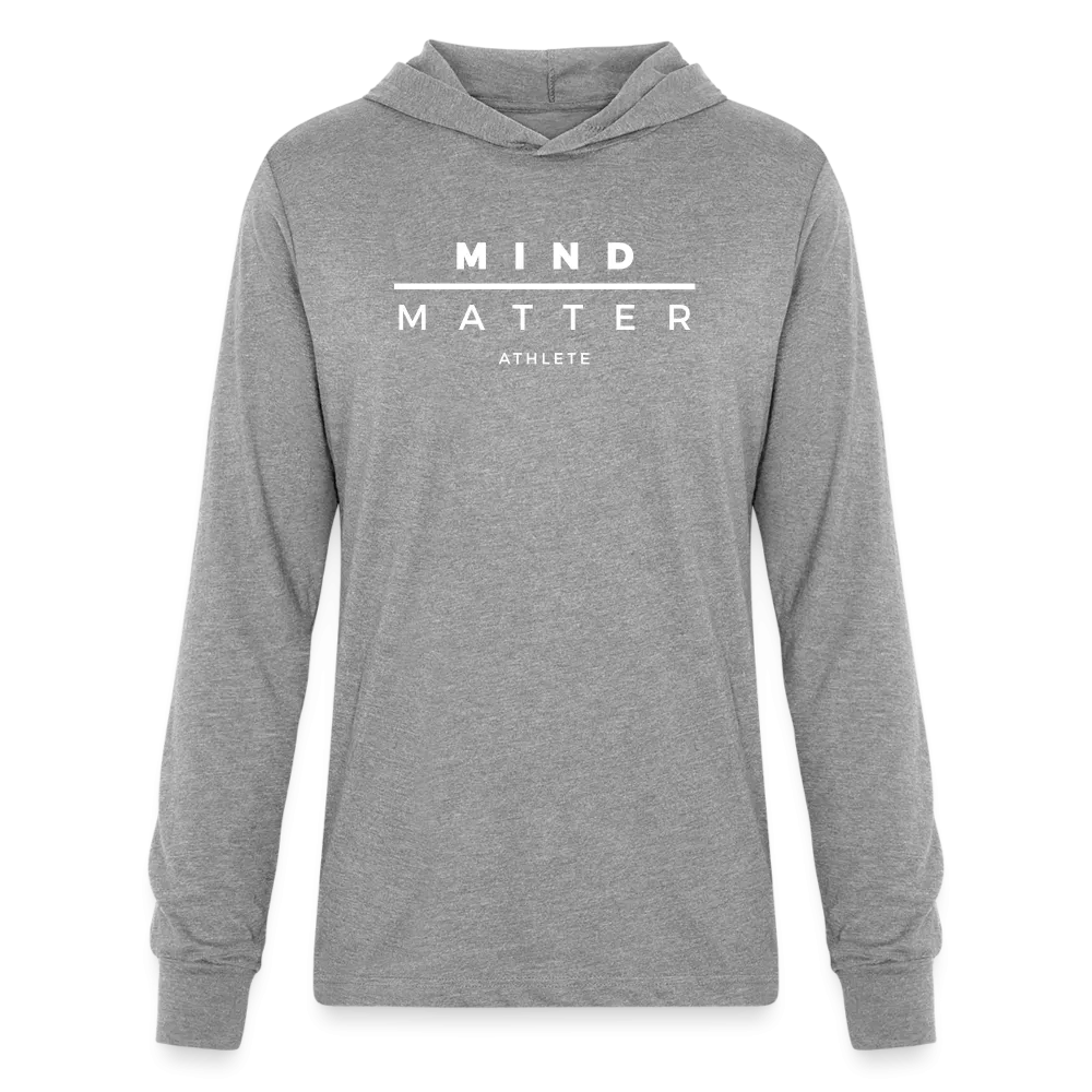 MM Athlete White- Unisex Long Sleeve Hoodie Shirt