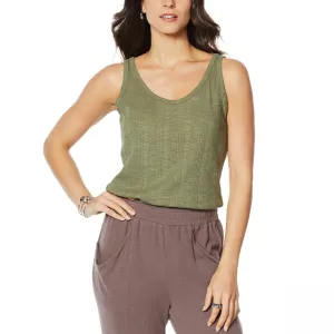Modern Soul Women's Ribbed Slub Knit Tank Top