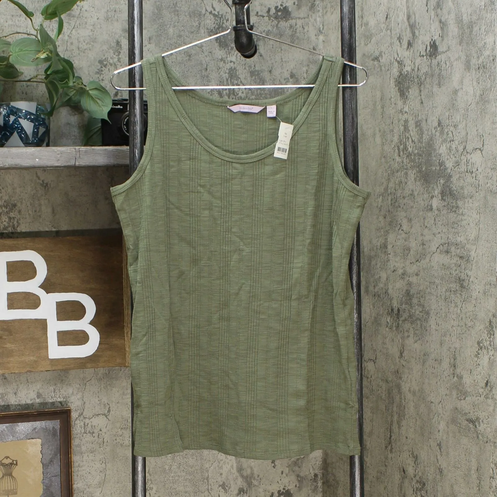 Modern Soul Women's Ribbed Slub Knit Tank Top